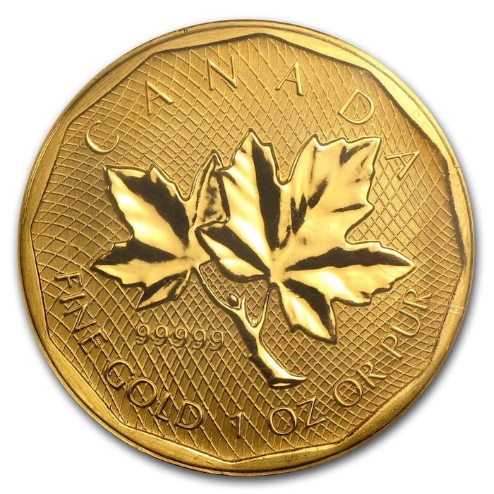 Maple Leaf 1 Unze Gold 5x9 2008 kaufen und verkaufne