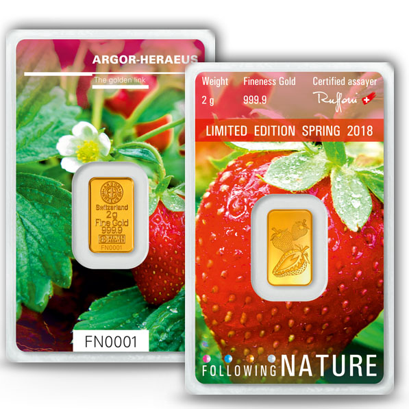 Follwing Nature - Frühling - 2 Gramm Gold 2018