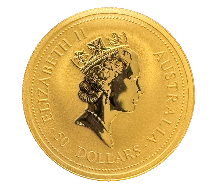 50 Dollar Känguru Nugget 1997 Goldmünze