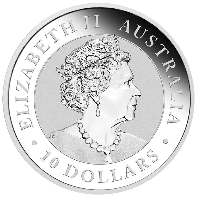 10 Dollar Kookbaurra Silber 2010