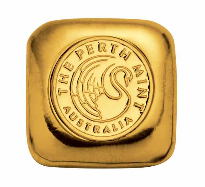 1 Unze Goldbarren Perth Mint gegossen