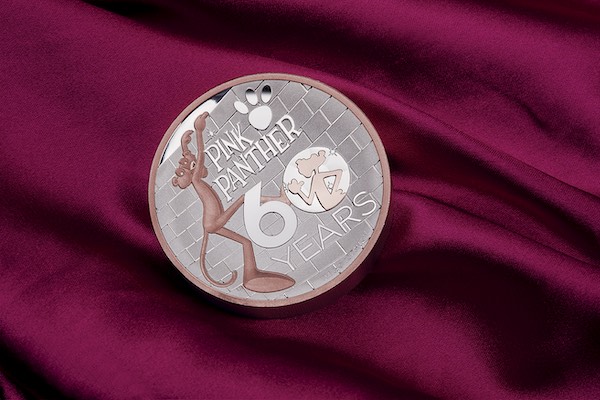 Moodshot Pink Panther 5 Dollar Silber 