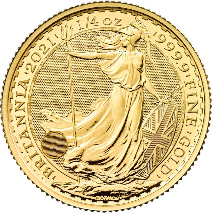 Britannia 1/4 Unze Gold verschiedene Jahrgänge