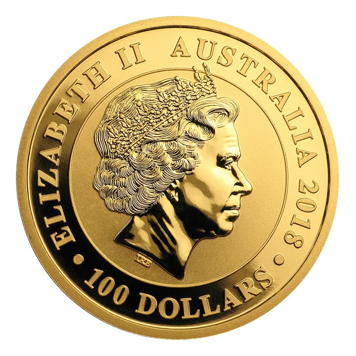 100 Dollar Schwan Goldmünze 2018 