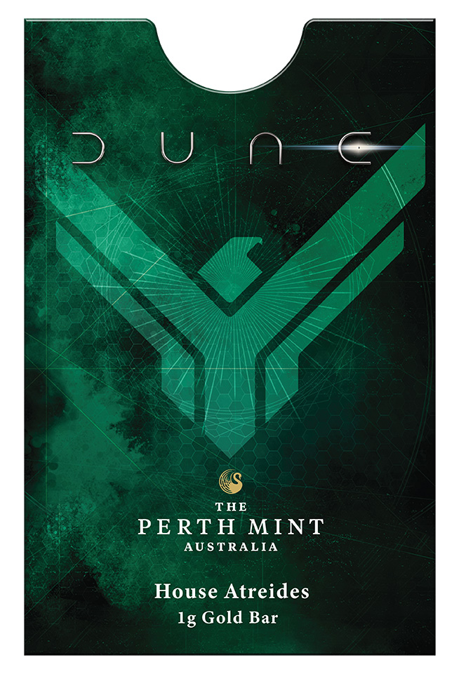 Umverpackung 1 Gramm Gold Dune