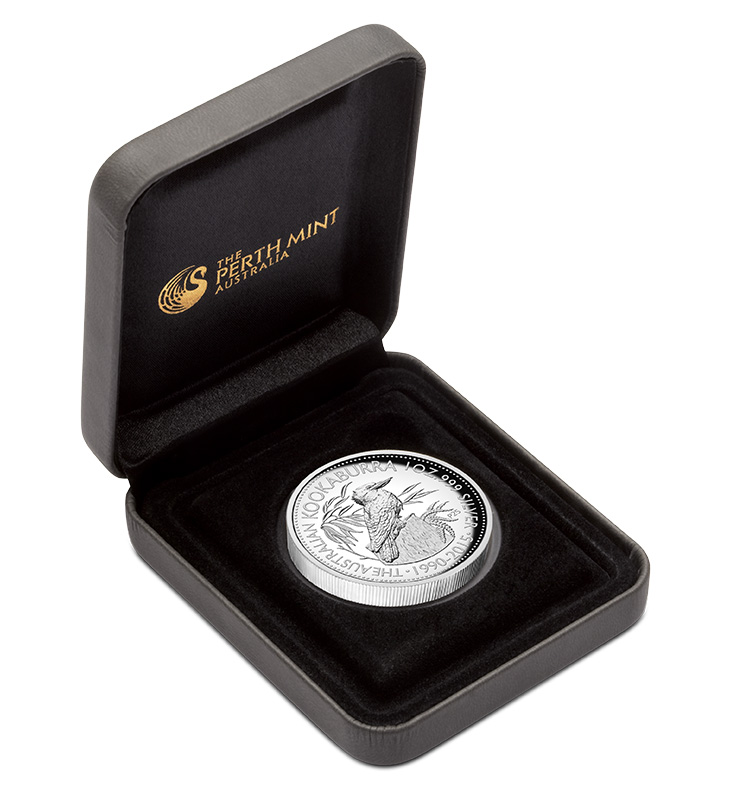 Kookaburra 1 Oz Silber High Relief Sammlerbox 2015