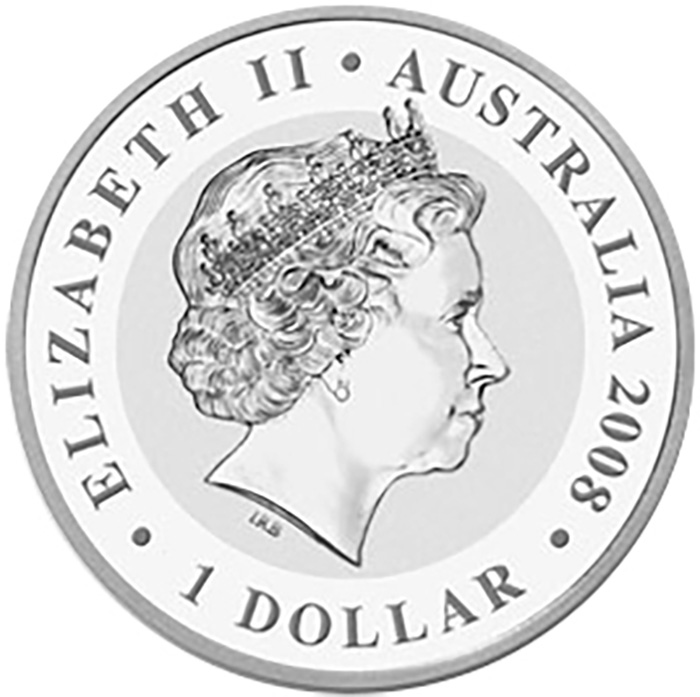 Australien Koala 2008 1 oz Silber Wertseite Queen Elizabeth II