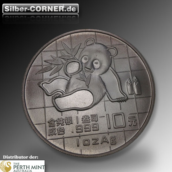 China Panda 1989 1 Oz Silber*