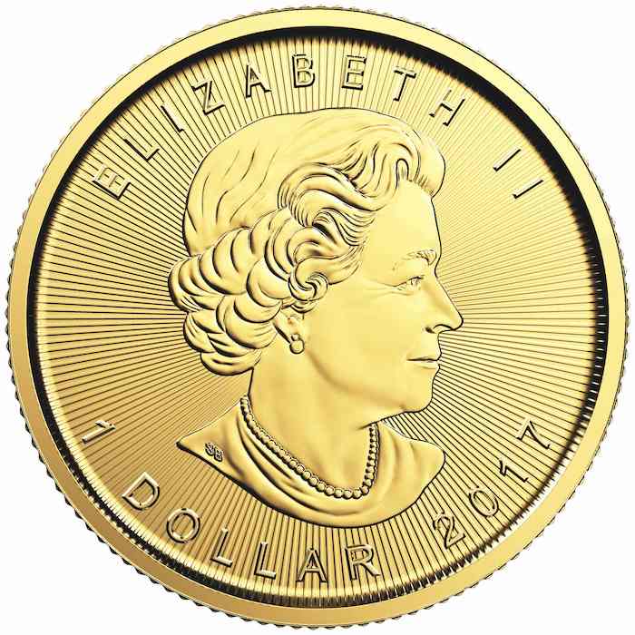 1 Dollar Goldmünze Maple Leaf