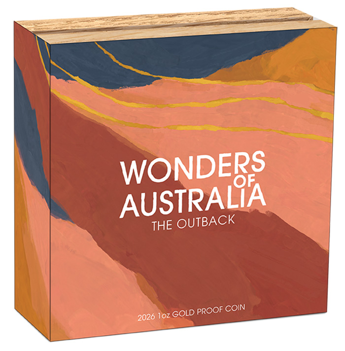 Wonders of Australia 1 OZ Gold Proof Umverpackung 2026
