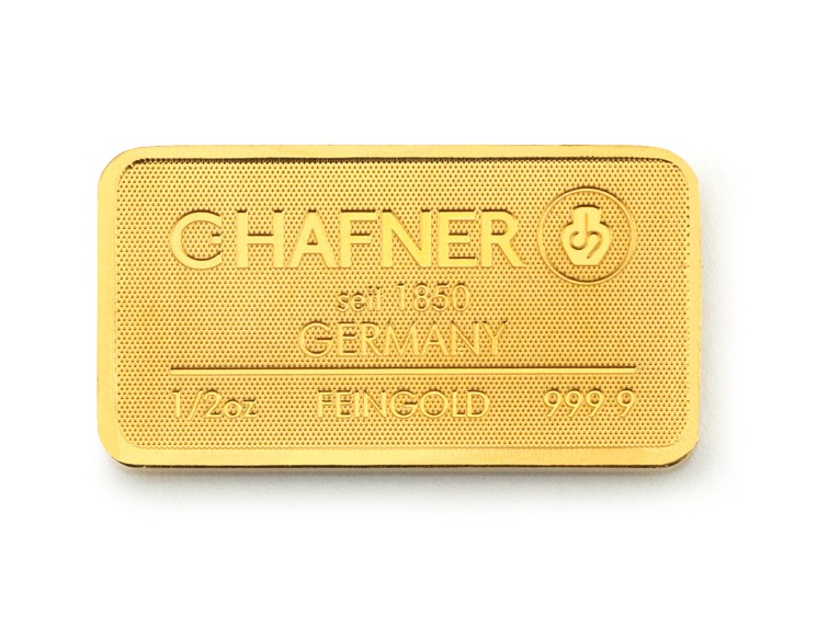 0,5 Oz C. Hafner LBMA Goldbarren
