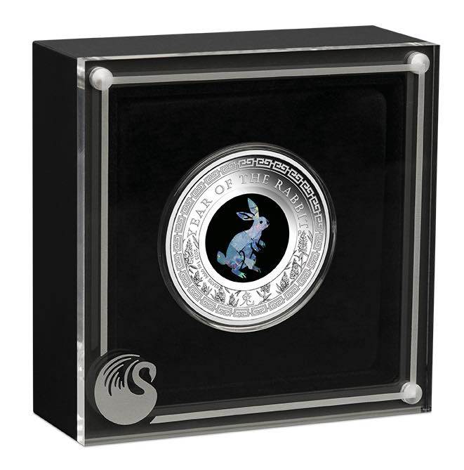 Sammlerbox Lunar Hase Opal Perth Mint 2023