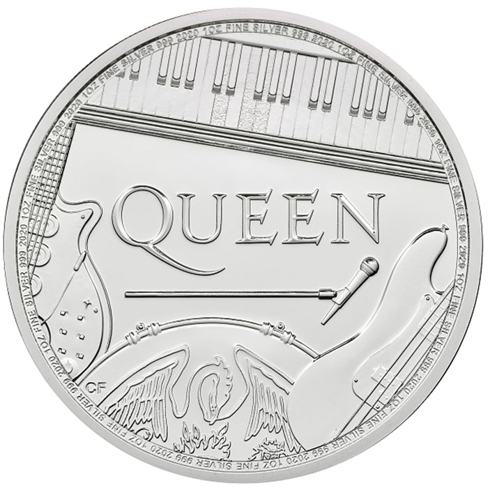 Music Legends Queen 1 Unze Silbermünze 2020