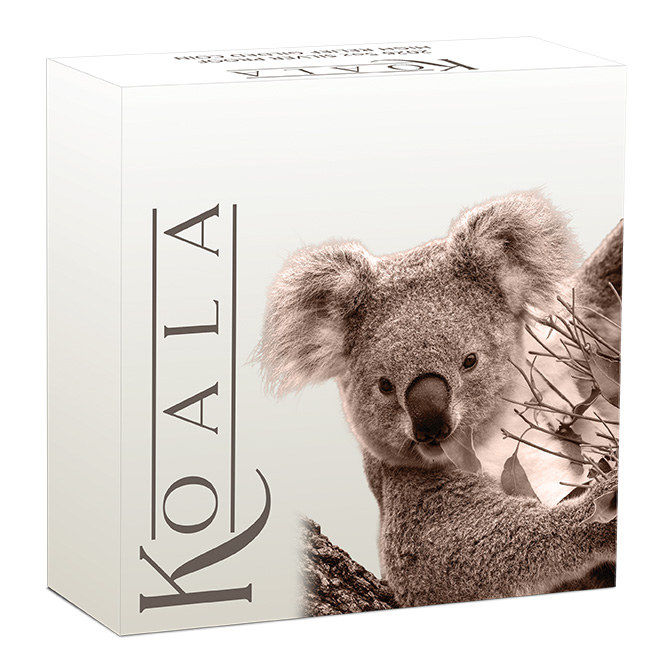 Umverpackung Koala 5 Oz Silber High Relief 2026
