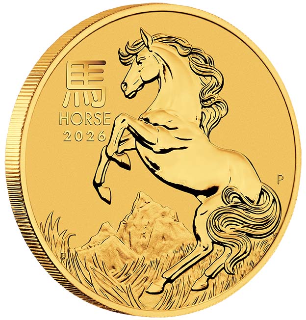 Lunar 3 Jahr des Pferd 1/20 Unze Goldmünze 2026