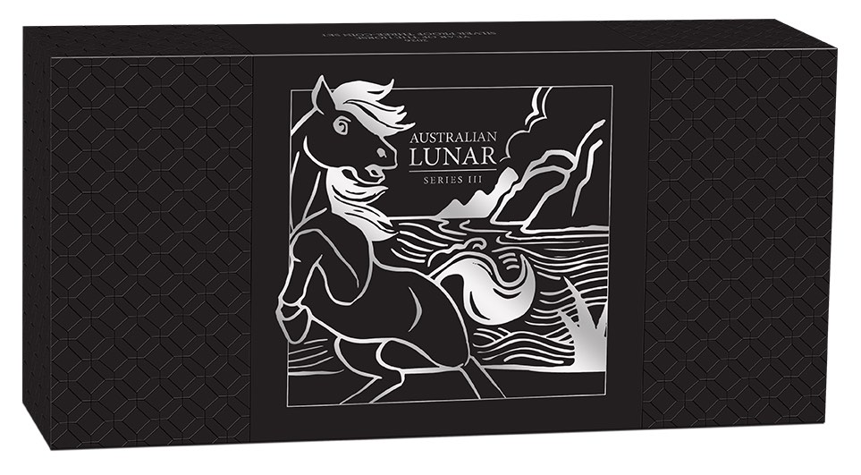 Umverpackung Lunar 3 Pferd Silber 2026