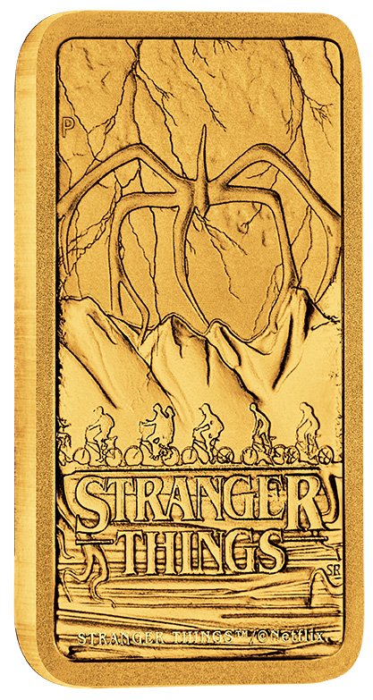 Stranger Things 1 Gramm Goldbarren