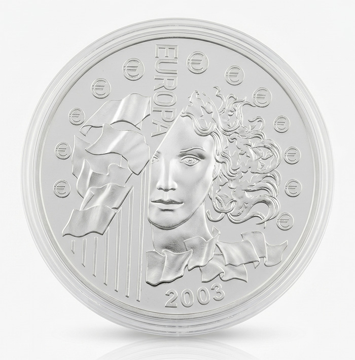 Europa 1 KG Silbermünze 2003 kaufen & verkaufen.