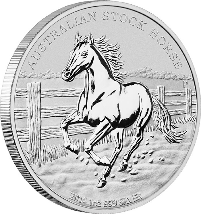 Australien Stock Horse 1 Oz Silbermünze 2014 kaufen und verkaufen