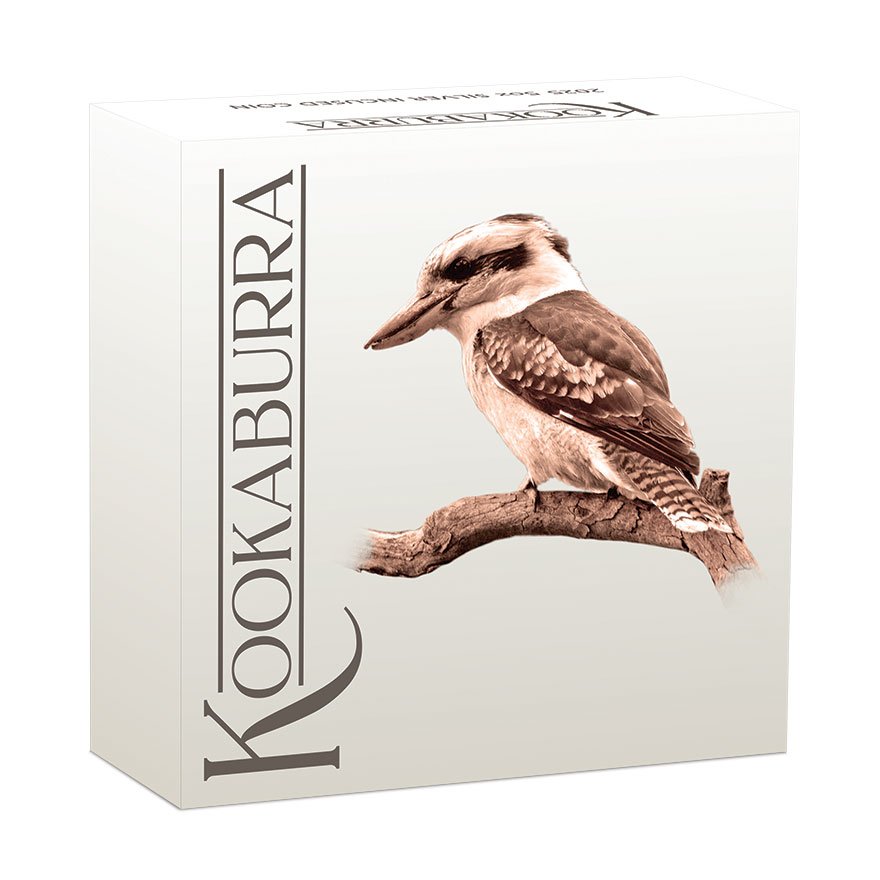 Umverpackung 5 Oz Silber 2025 Kookaburra Incused