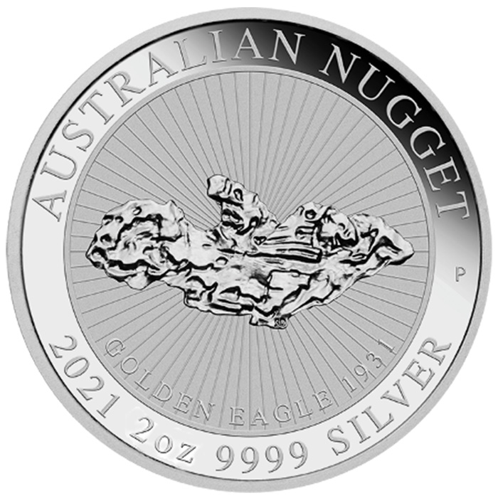 Golden Eagle 2 Oz Silbermünze 2021 kaufen & verkaufen.