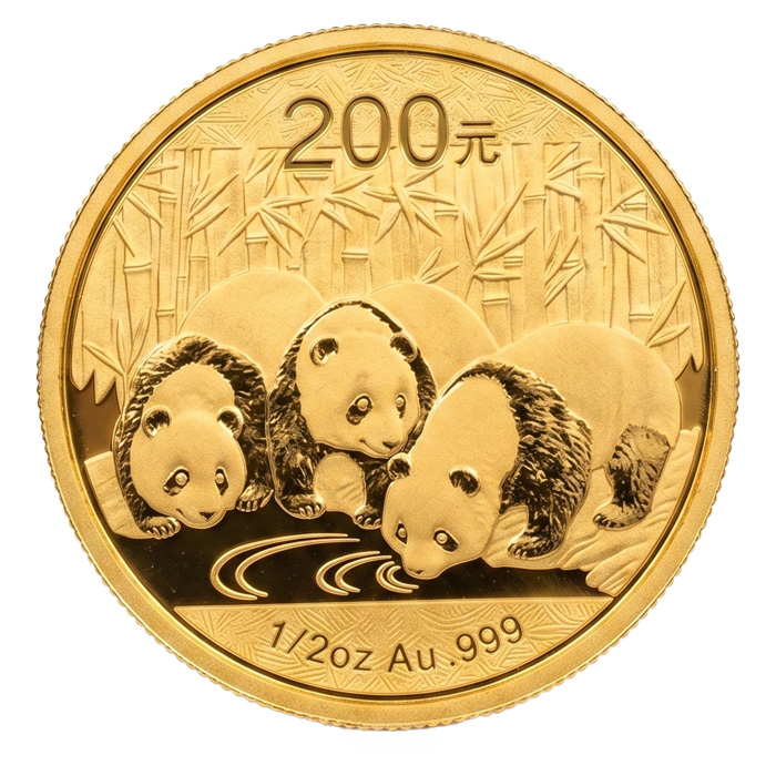 China Panda 1/2 Oz Gold 2013 kaufen und verkaufen