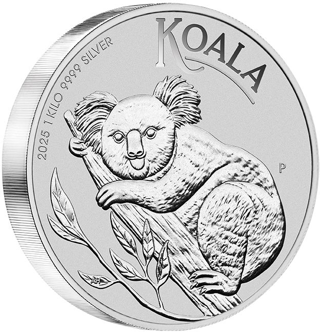 Australien Koala 1 Kilogramm Silbermünze 2025