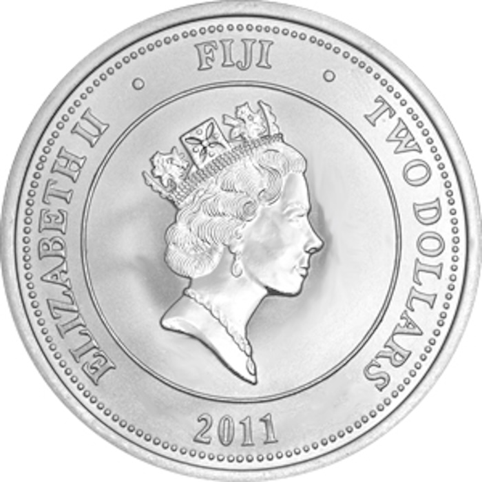 Rückseite Fiji Taku 1 Unze Silber 2011