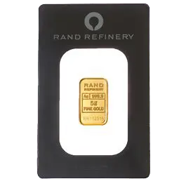 Rand Refinery 5 Gramm Goldbarren Elefant