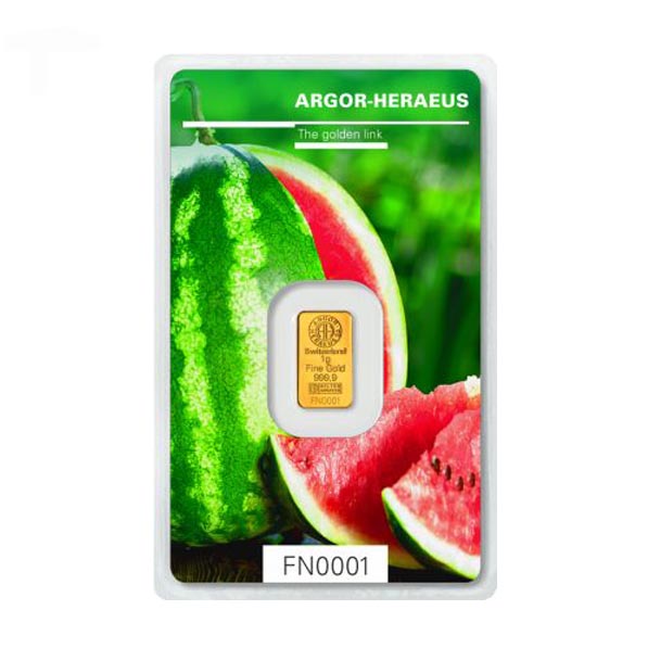 Argor Heraeus 1 Gramm Summer 2018 Gold
