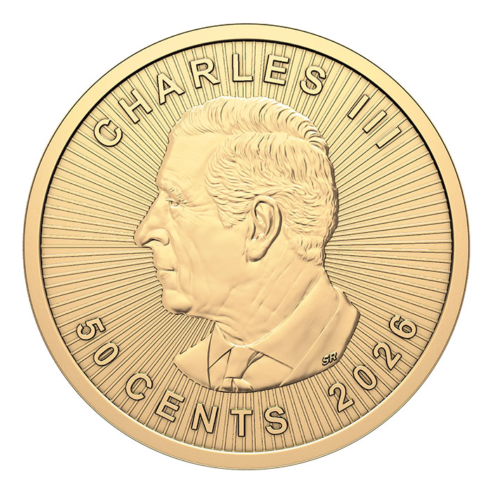 Maple Leaf 50 Cent Goldmünze
