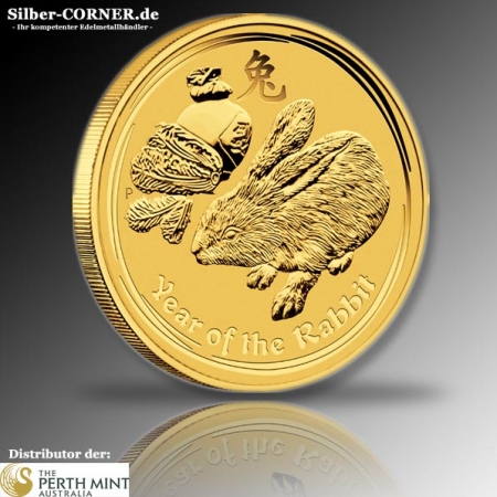 Lunar Hase 1/2 Oz Gold