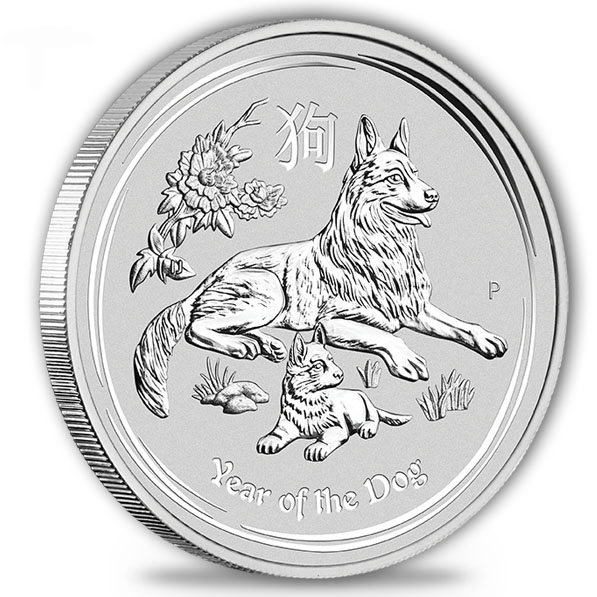 Lunar II Jahr des Hund 10 kg Silber 2018 kaufen Silber-CORNER.de