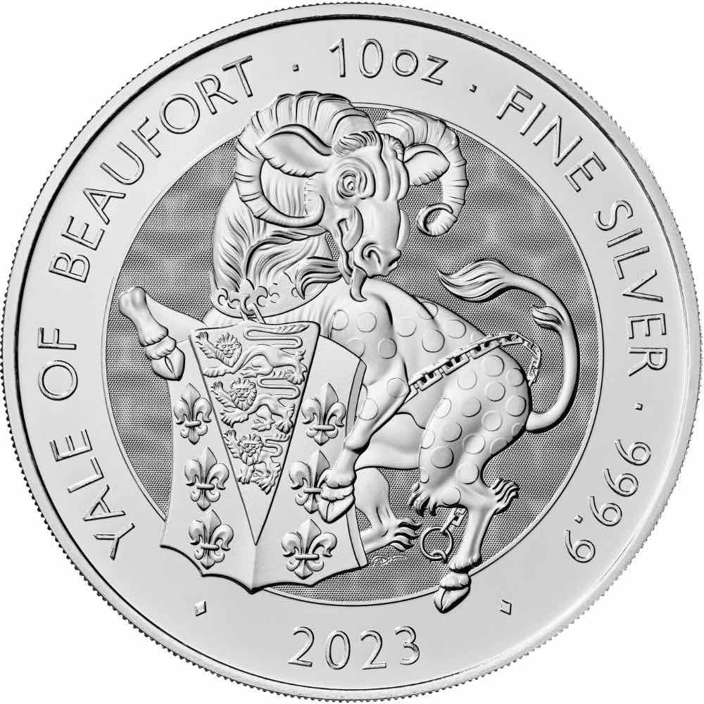 Tudor Beasts - Yale of Beaufort - 10 Unzen Silber 2023*
