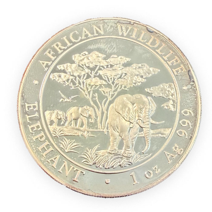 Somalia Elefant 1 Oz B-Ware Silber verschiedene Jahre