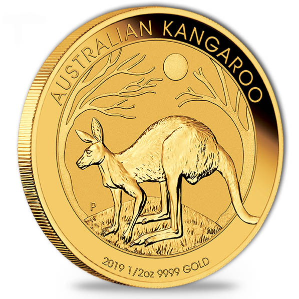 Goldmünze Känguru 1/2 Unze Jahrgang 2019