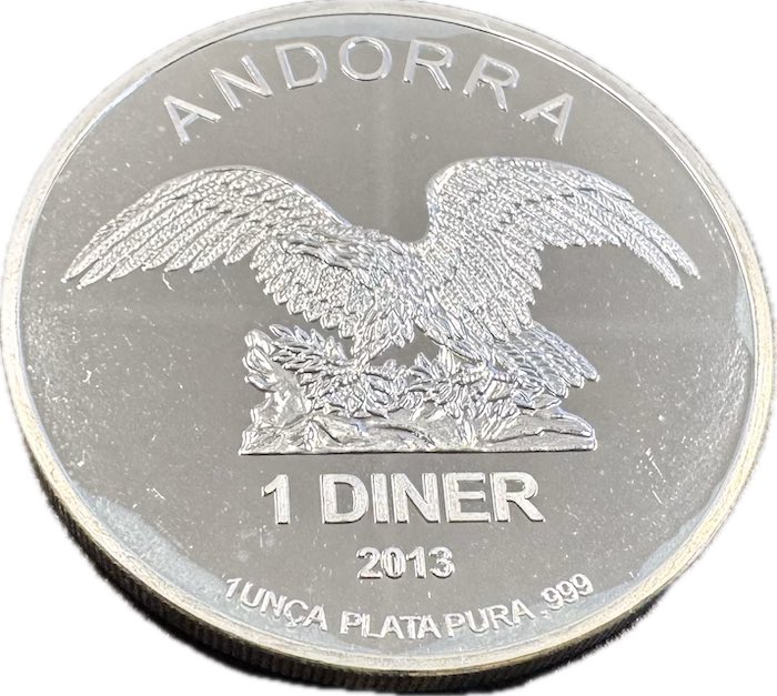 Andorra Eagle 1 Oz Silber verschiedene Jahrgänge