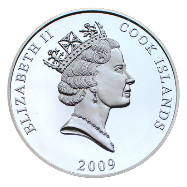 cook island verschiedene 30 dollar silber 