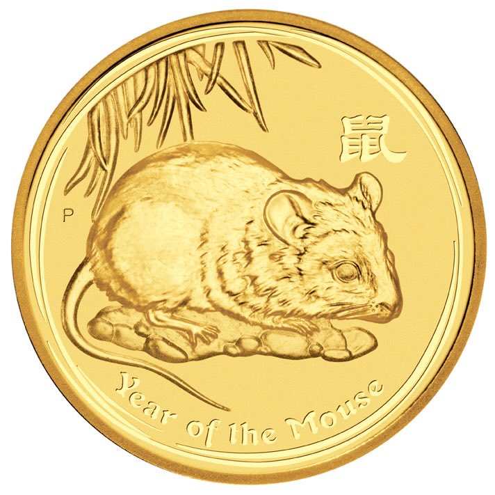 Lunar II Jahr der Maus 1 KG Goldmünze 2008 kaufen & verkaufen