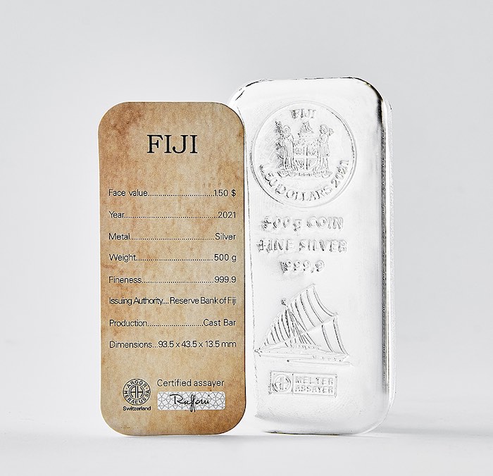 Fiji 500 Gramm Silberbarren kaufen & verkaufen