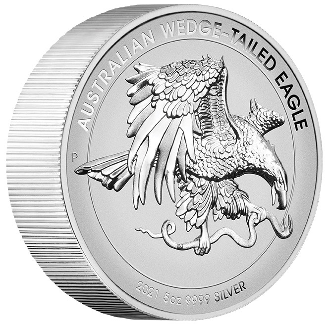 Wedge Tailed Eagle 5 Oz Silber Enhanced Reverse Proof + Box +COA*