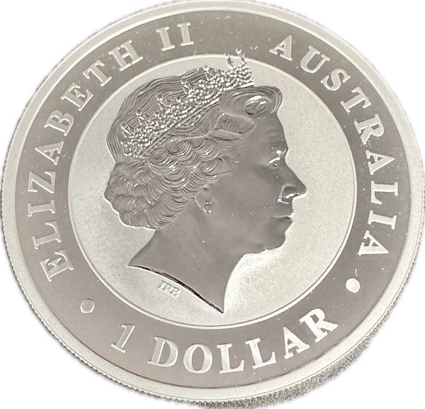 1 Dollar Kookaburra Privy Mark Drache