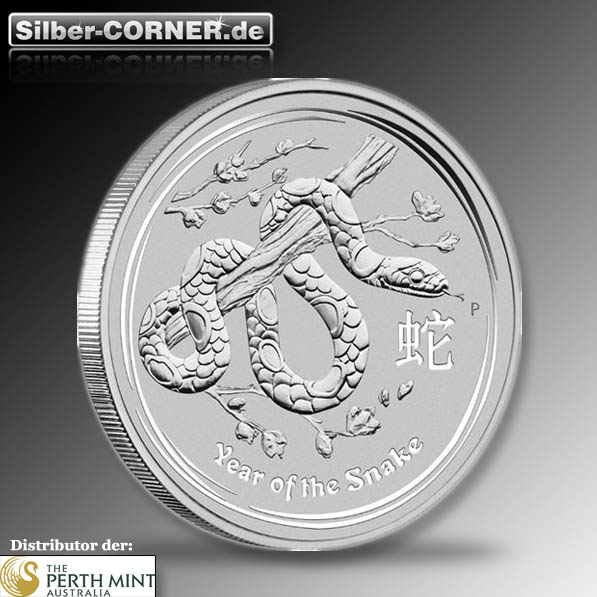 Lunar Schlange 10 KG Silber 2013