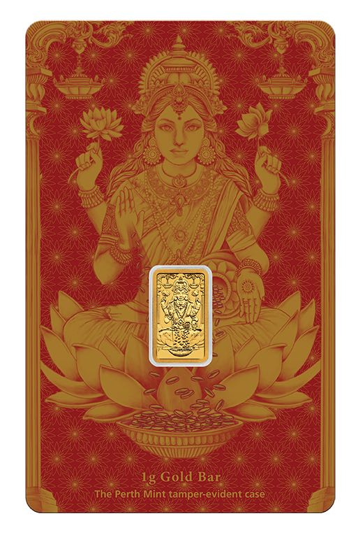 Blister Diwali 1 Gramm Gold
