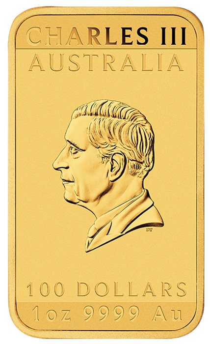 Rectangular Gold 100 Dollar Goldmünze 2026