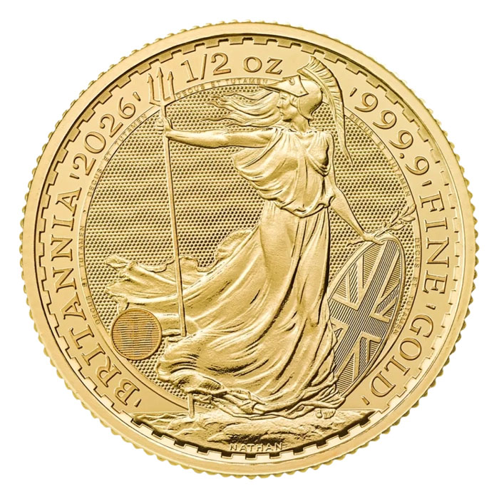 Britannia 1/2 Unze Goldmünze 2026 kaufen und verkaufen