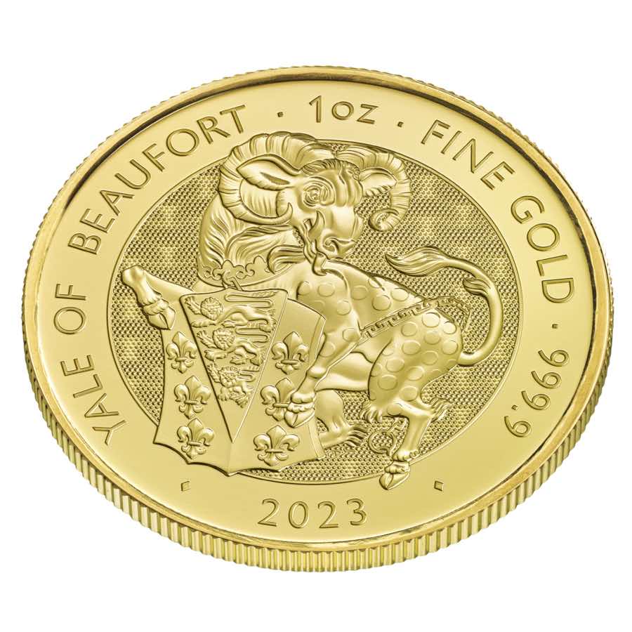 Tudor Beasts - Yale of Beaufort - 1 Unze Gold 2023