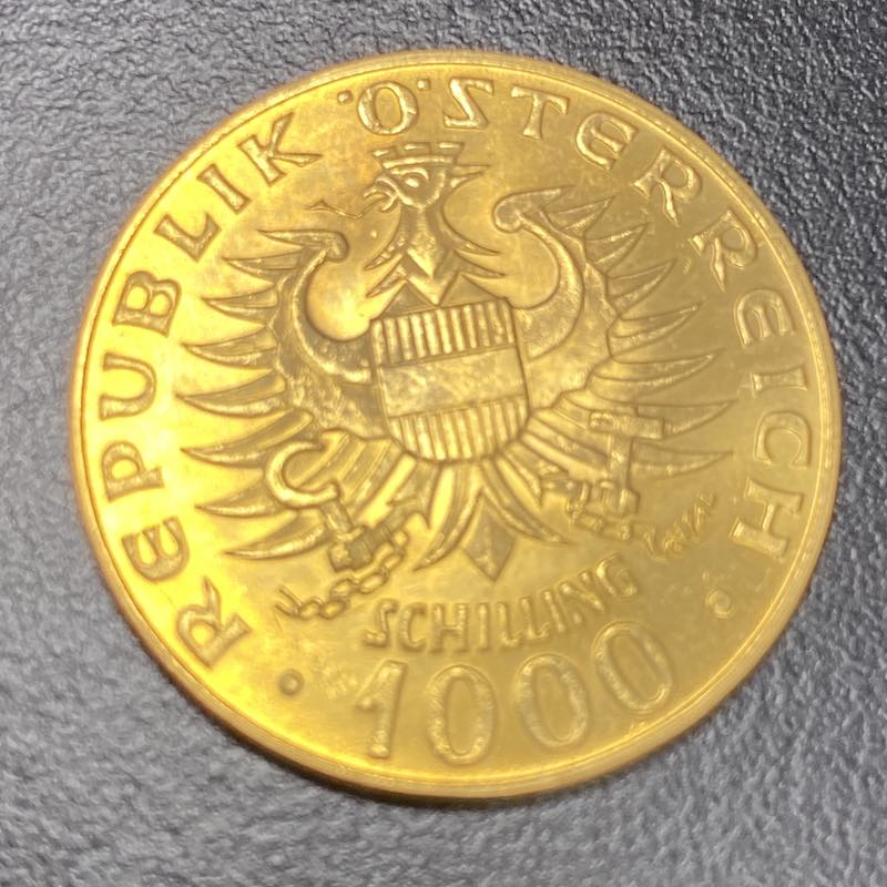 Moodshot Babenberger 1.000 Schilling Gold