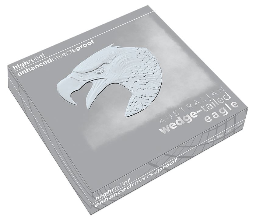 Wedge Taile Eagle 2022 Silber 10 Oz Umverpackung