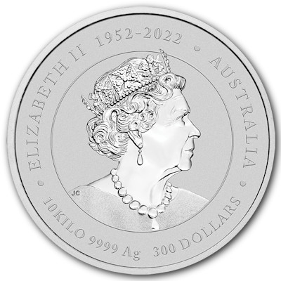 300 Dollar Lunar Drache Silbermünze 